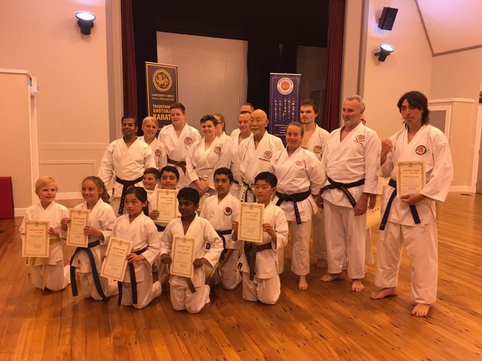 Takahashi Shihan at a TSKF Wellington grading